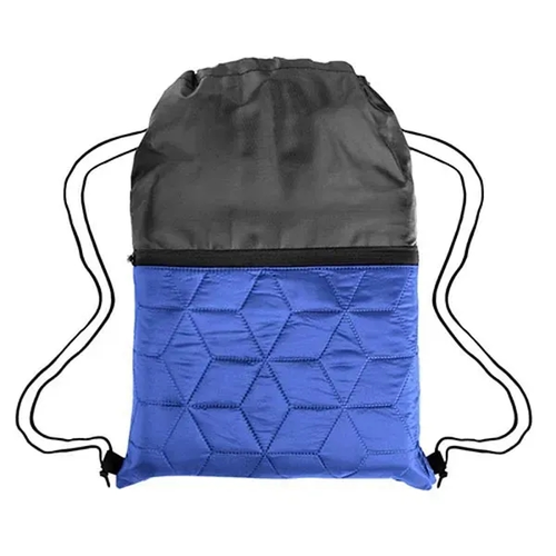 Main photo of Polyester Quilted Drawstring Bag
