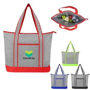 Photo of Heathered Cooler Tote Bag