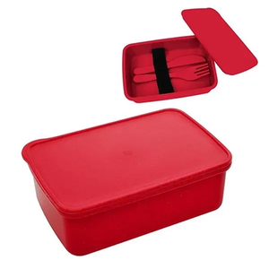 Photo of Lunch Set With Utensils & Full Color Lid