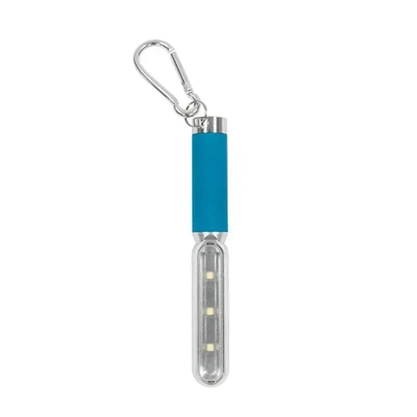 Light Blue color option for Portable Cob Safety Light With Carabiner