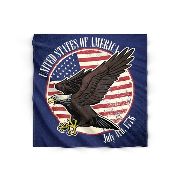 Multi Color color option for Dye Sublimated Bandana (Fast Production) 18x18