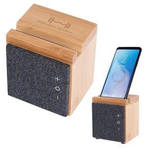 Photo of Phone Stand Bamboo Speaker