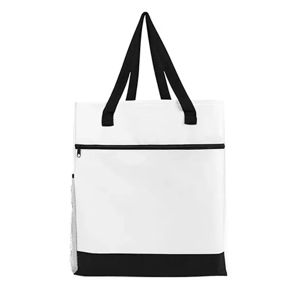 White color option for Courier Non Woven Tote Bag