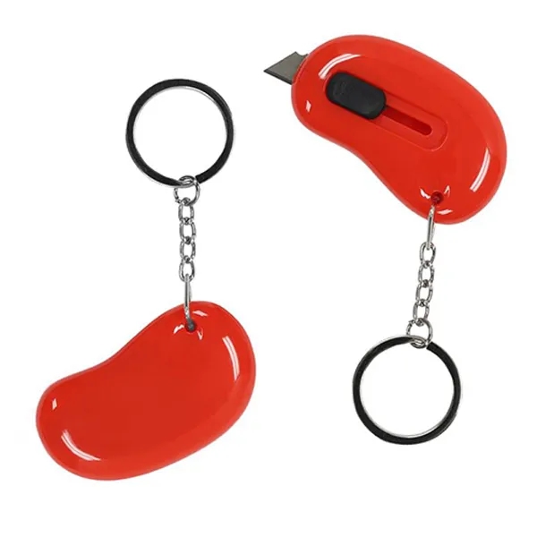 Red color option for Box Cutter Key Ring Blade