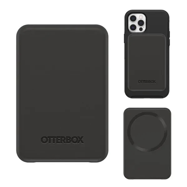 Black color option for Otter Box® 3000 M Ah Wireless Power Bank For Mag Safe