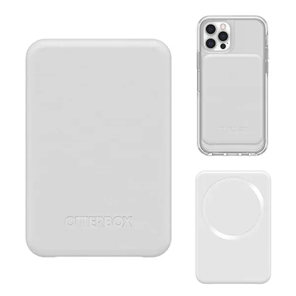 White color option for Otter Box® 3000 M Ah Wireless Power Bank For Mag Safe
