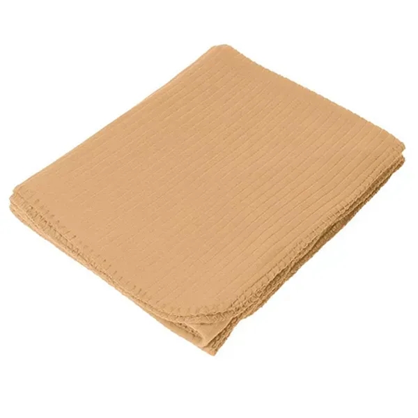 Tan color option for Large Ridge Fleece Blanket