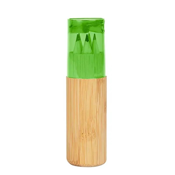 Green color option for 5 Piece Colored Pencil Set With Dual Sharpener