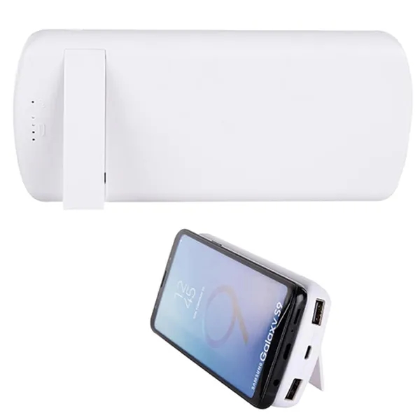 White color option for 8000 M Ah Wireless Charger Phone Stand