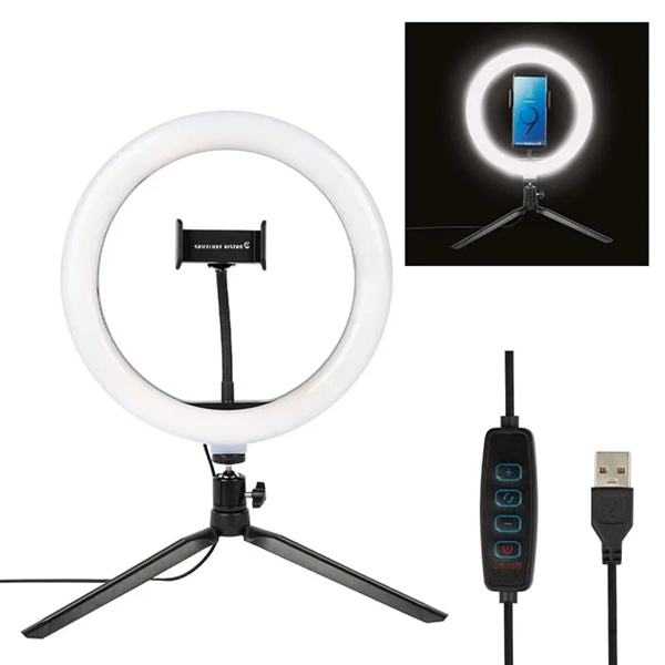 Black color option for 10" Mobile Led Ring Light