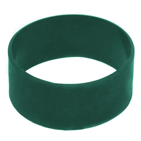 Forest Green color option for 1" Debossed Silicone Wristbands   5 Business Days