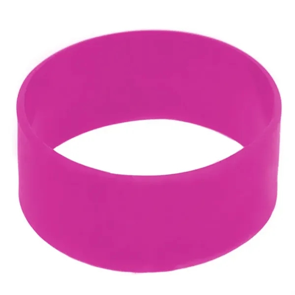 Hot Pink color option for 1" Debossed Silicone Wristbands   5 Business Days