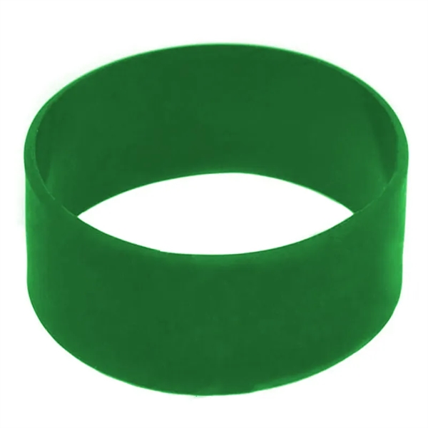 Kelly Green color option for 1" Debossed Silicone Wristbands   5 Business Days
