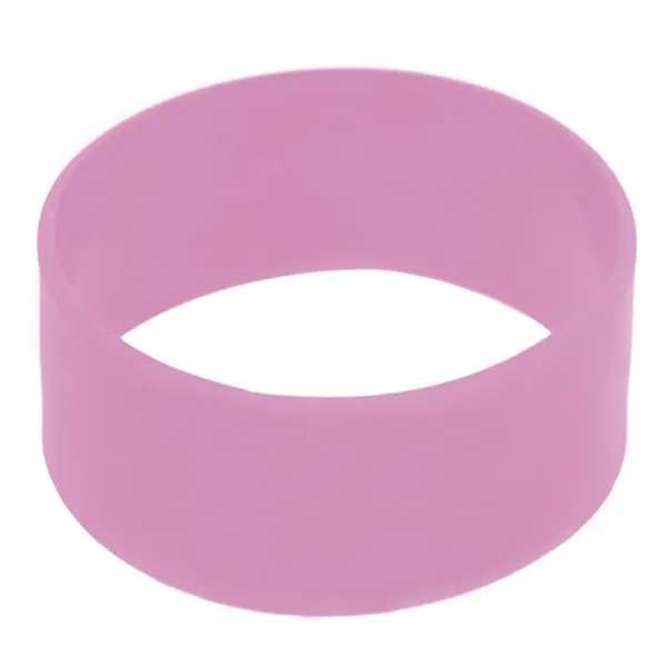 Light Pink color option for 1" Debossed Silicone Wristbands   5 Business Days