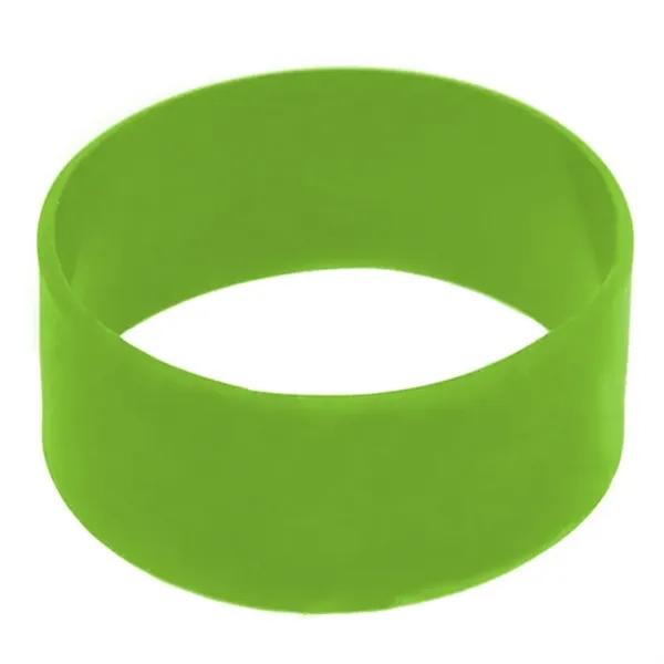 Lime Green color option for 1" Debossed Silicone Wristbands   5 Business Days
