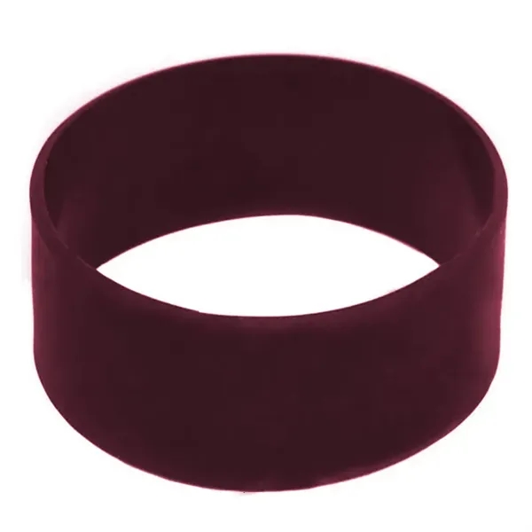 Maroon color option for 1" Debossed Silicone Wristbands   5 Business Days