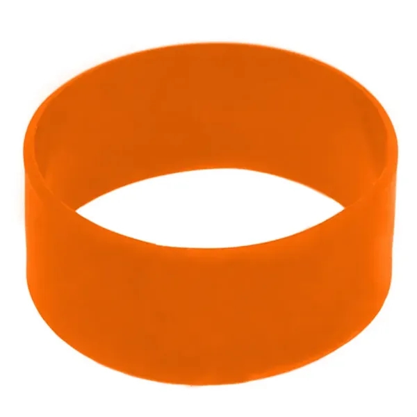 Orange color option for 1" Debossed Silicone Wristbands   5 Business Days