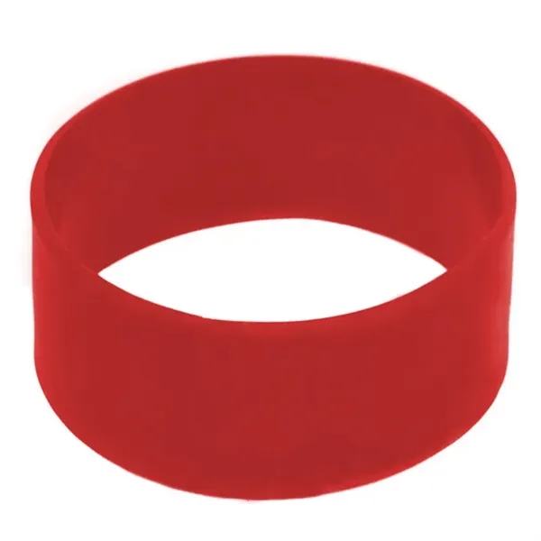 Red color option for 1" Debossed Silicone Wristbands   5 Business Days