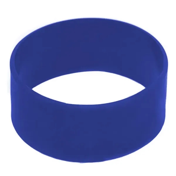 Reflex Blue color option for 1" Debossed Silicone Wristbands   5 Business Days
