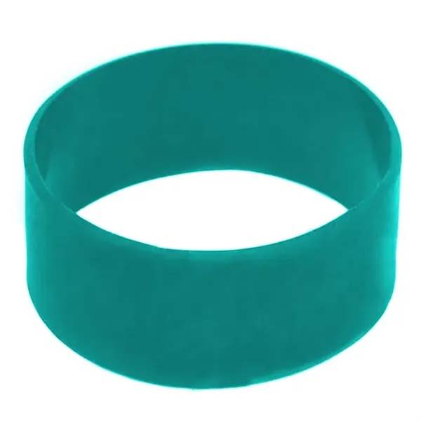 Teal color option for 1" Debossed Silicone Wristbands   5 Business Days
