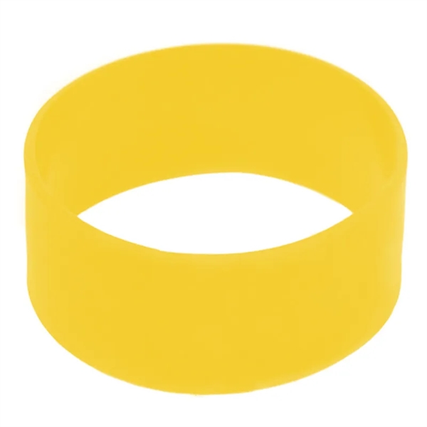 Yellow color option for 1" Debossed Silicone Wristbands   5 Business Days