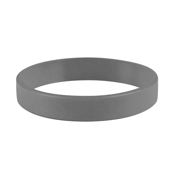 Gray color option for 1/2" Embossed Silicone Wristbands   5 Business Days