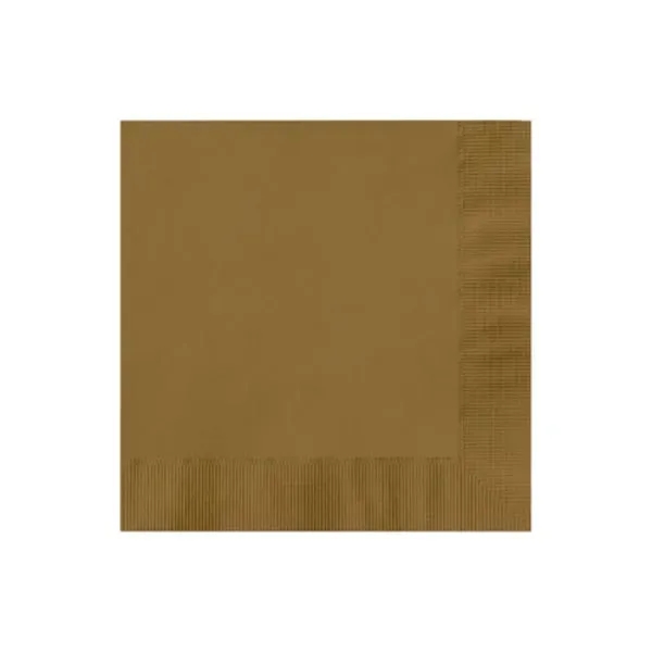 Gold color option for 3 Ply Premium Beverage Napkins