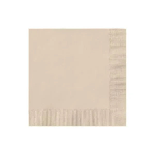 Ivory color option for 3 Ply Premium Beverage Napkins