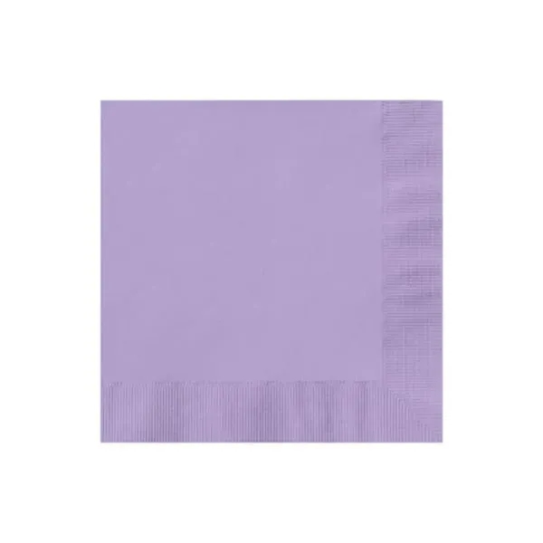Lavender color option for 3 Ply Premium Beverage Napkins