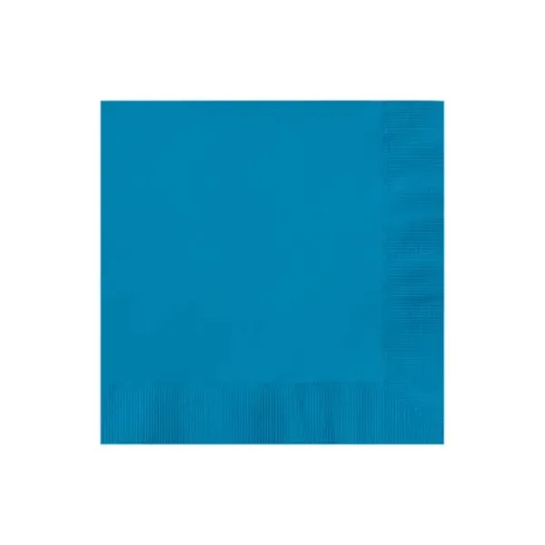Turquoise color option for 3 Ply Premium Beverage Napkins