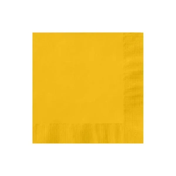 Yellow color option for 3 Ply Premium Beverage Napkins