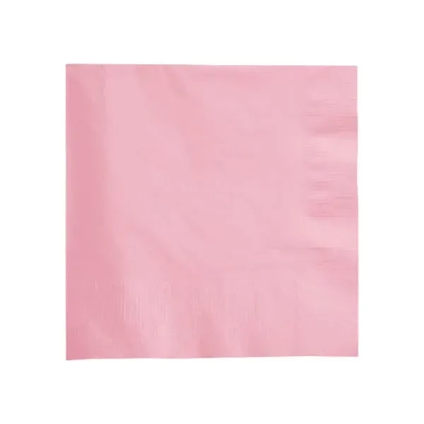 Classic Pink color option for Foil Stamped Luncheon Napkins