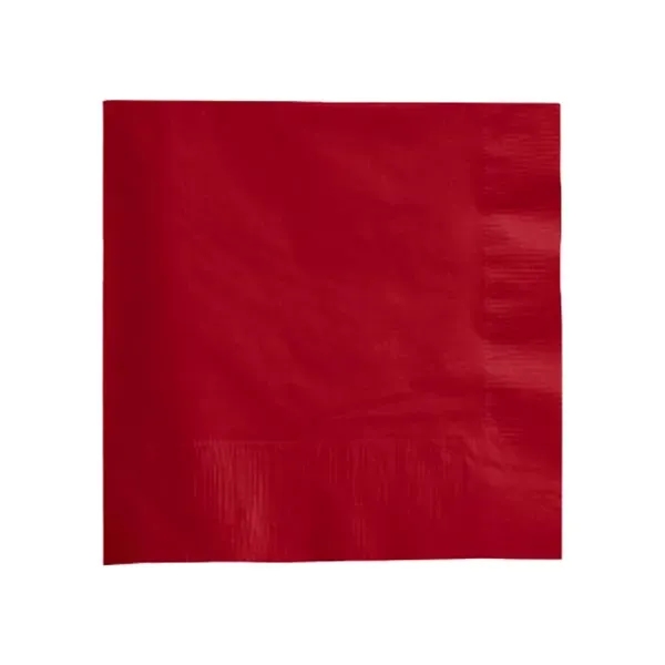 Classic Red color option for Foil Stamped Luncheon Napkins