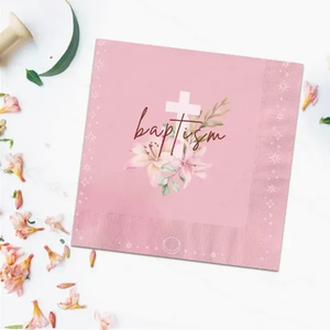 Photo of 3ply Foil Stamped Beverage Napkins