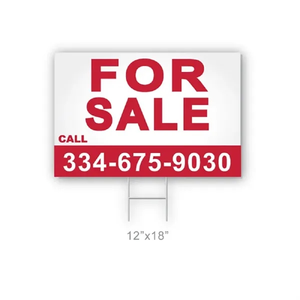 Photo of Coroplast Yard Sign   12" X 18"