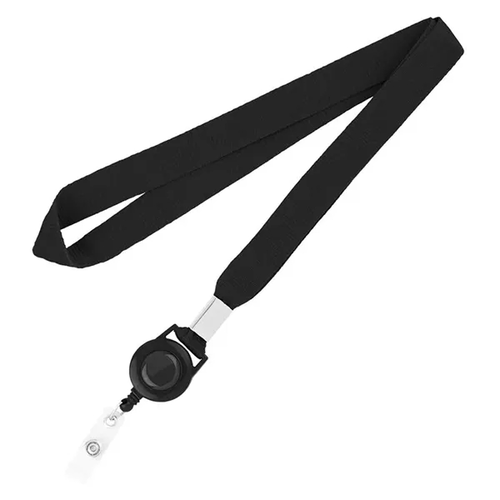 Main photo of 3/4" Silk Screen Lanyard/Badge Reel Combo