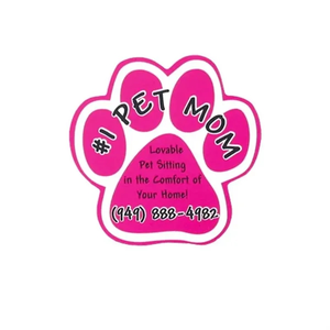 Photo of 5"X5" Paw Shape Bumper Vehicle Magnet