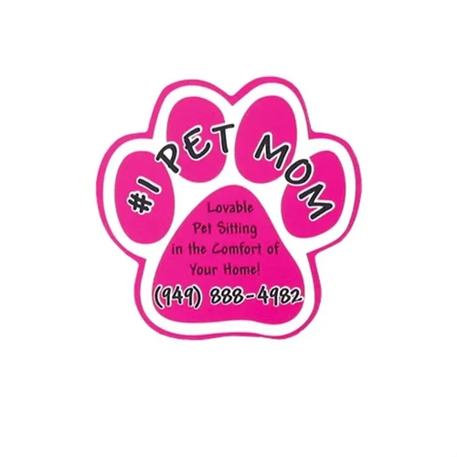 Main photo of 5"X5" Paw Shape Bumper Vehicle Magnet