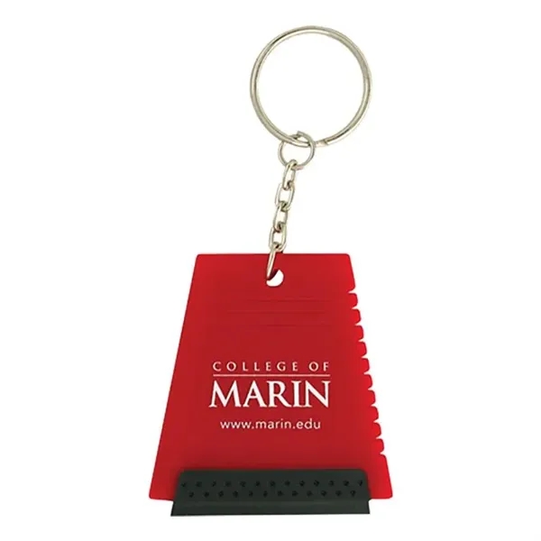 Red color option for Mini Ice Scraper Key Ring
