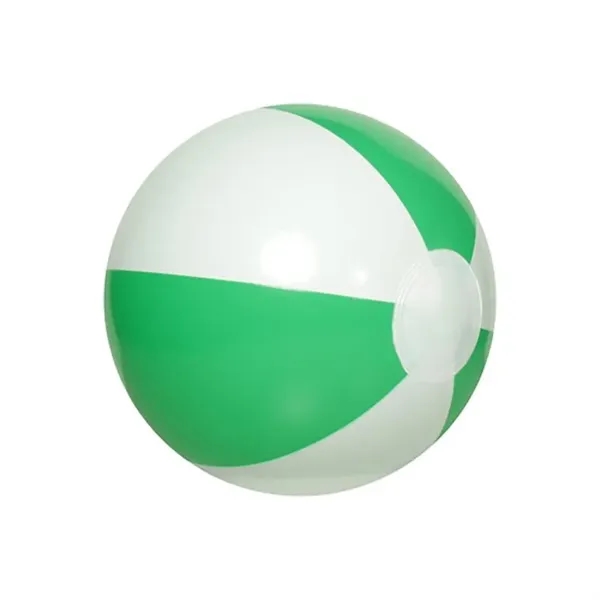 Green-White color option for 12" Classic Beach Ball