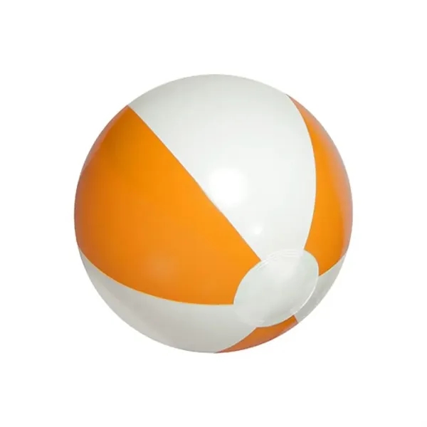 Orange-White color option for 12" Classic Beach Ball