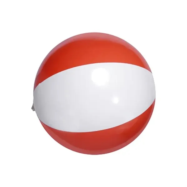 Red-White color option for 12" Classic Beach Ball