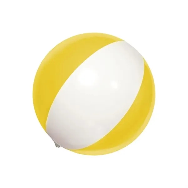 Yellow-White color option for 12" Classic Beach Ball