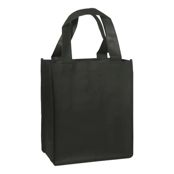 Black color option for Non Woven Mini Gift Tote Bag (8.25"W X 10"H X 4"D)