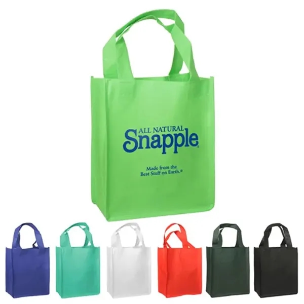 Dark Green color option for Non Woven Mini Gift Tote Bag (8.25"W X 10"H X 4"D)