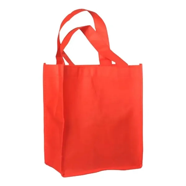 Red color option for Non Woven Mini Gift Tote Bag (8.25"W X 10"H X 4"D)