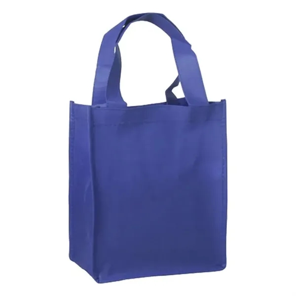 Royal Blue color option for Non Woven Mini Gift Tote Bag (8.25"W X 10"H X 4"D)