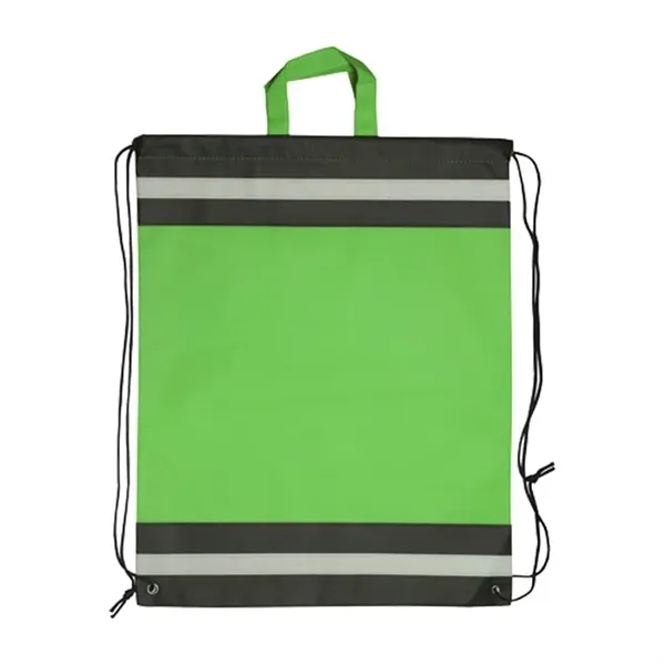 Lime Green-Black color option for Large Non Woven Reflective Sports Pack