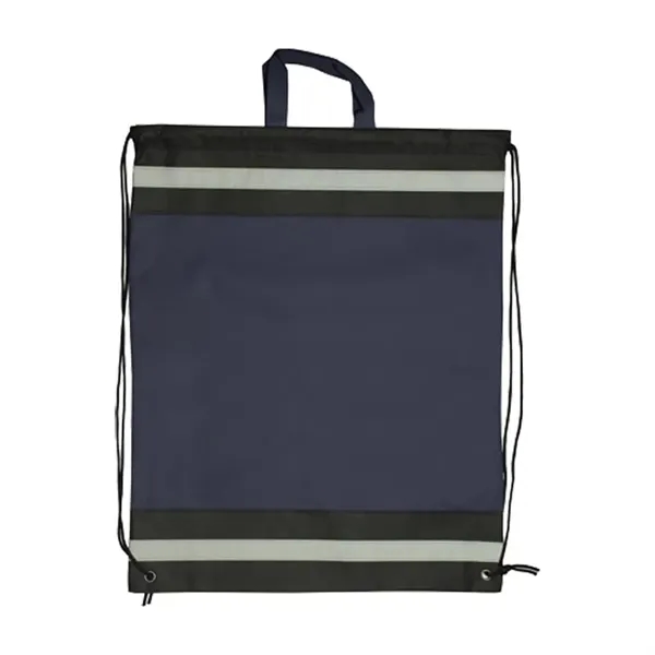 Navy Blue-Black color option for Large Non Woven Reflective Sports Pack
