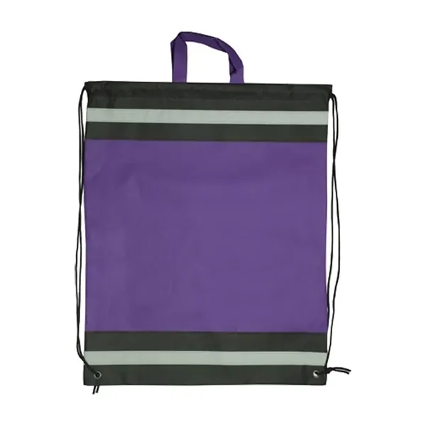 Purple-Black color option for Large Non Woven Reflective Sports Pack